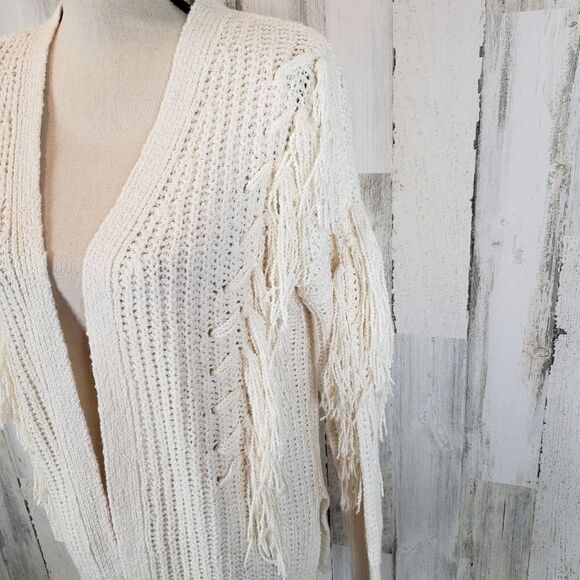 Good Hart Southern Charm Fringe Cardi Sz S - Picture 4 of 13